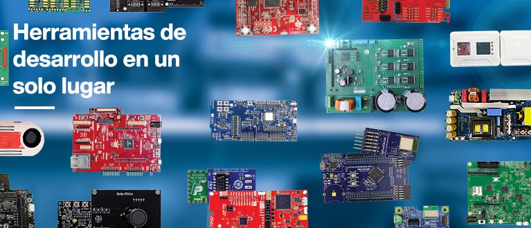 Herramientas de desarrollo en un solo lugar. Miles de herramientas de cientos de fabricantes de confianza.