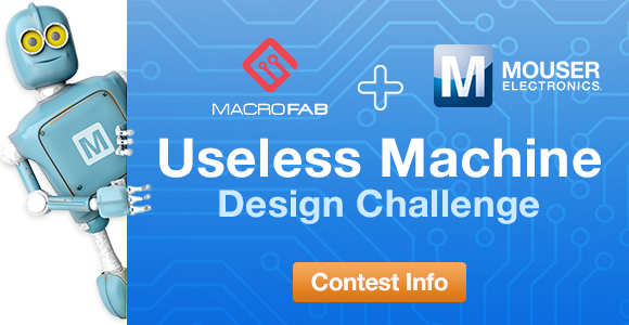 robot ad for macrofab-design contest