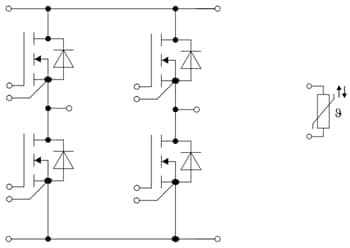 Application Circuit Diagram - Infineon Technologies 1200V CoolSiC™ Modules