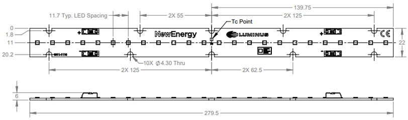 New Energy Salud MP3030 Linear LED Modules